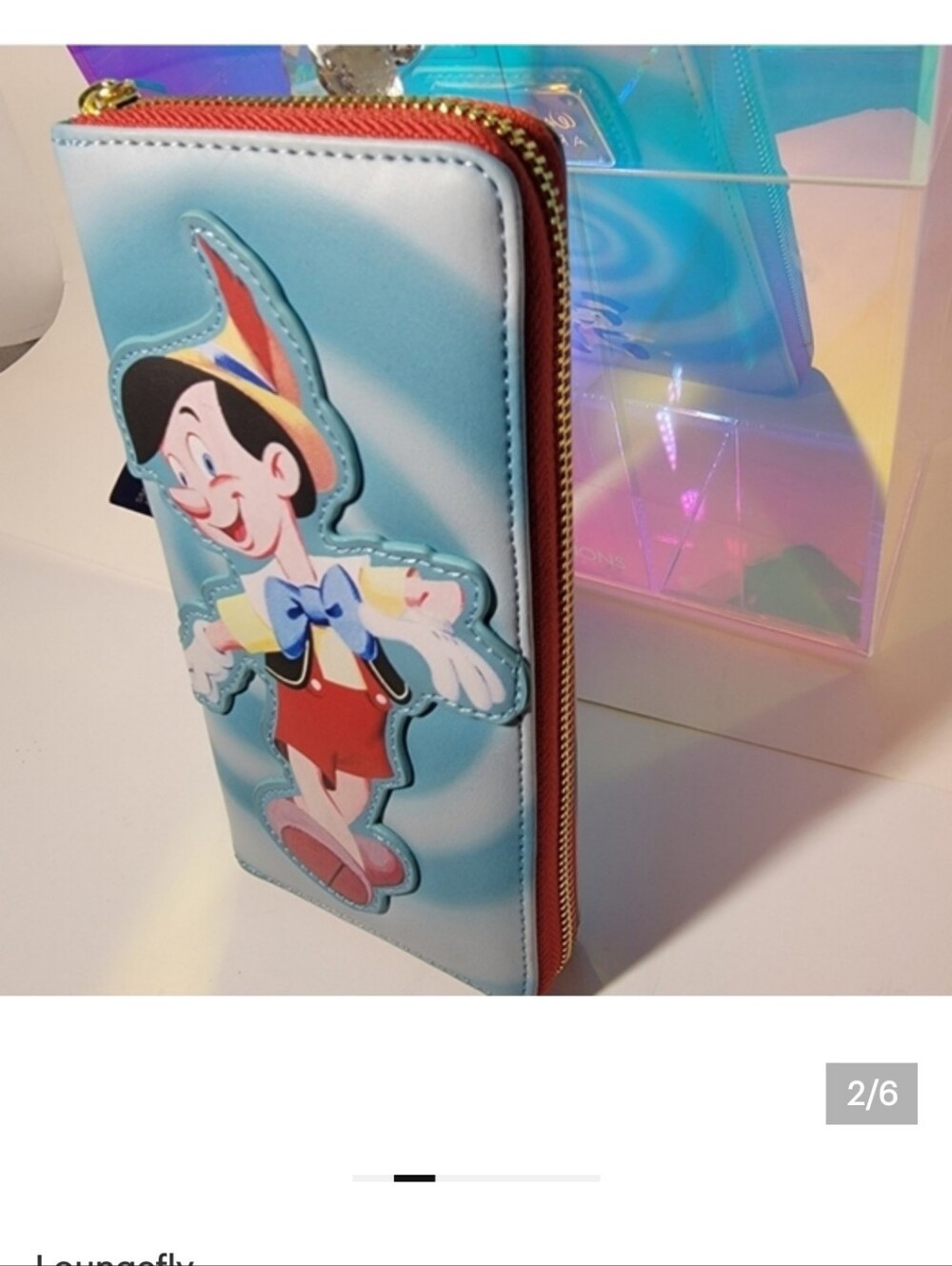 Loungefly Pinocchio Blue Character Wallet - Picture 2 of 6